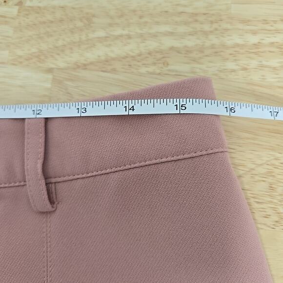 Avec Les Filles‎ Pastel Pink Wide Leg Cropped Pants size 8 Legally Blonde Office - Picture 5 of 9